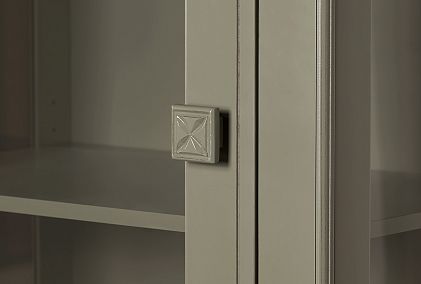 Шкаф с витриной 1-но дв. «Бриансон» (левый)