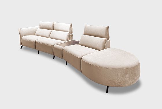 "Флойд" диван с оттоманкой  2