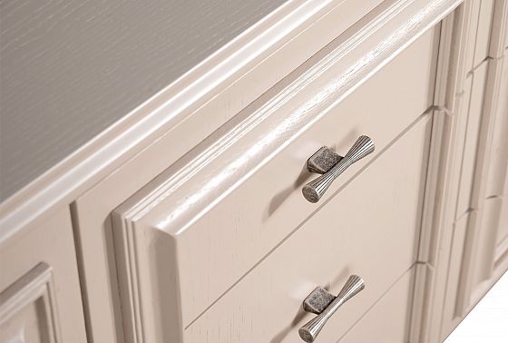 Тумба "Сакраменто" 4 (с ящиками) массив и шпон дуба, МДФ 14