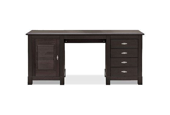 Стол письменный "Рауна" 14 (2 тумбы) массив сосны 4