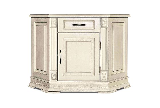 Тумба угловая "Верди Люкс 1у" массив и шпон дуба 2