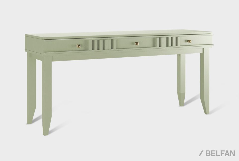 Стол туалетный "Чикаго" (широкий) массив и шпон дуба 1