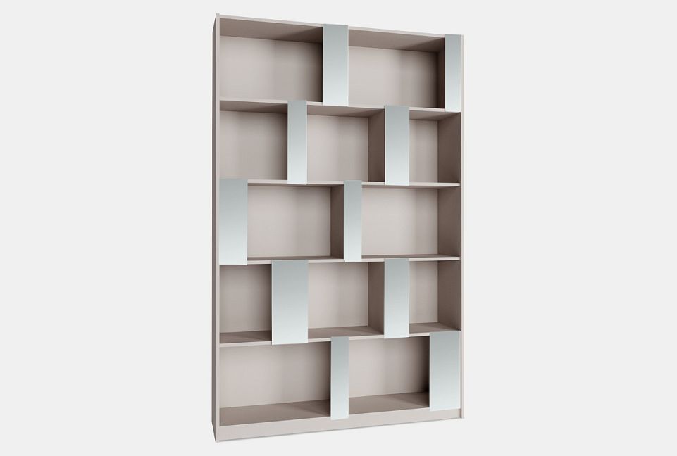 Стеллаж "Сакраменто" 150 (с зеркалами); сумеречный