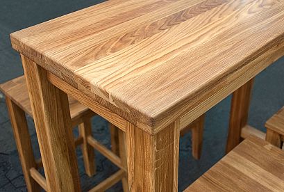 Стол барный "Берген" П-108; бейц масло