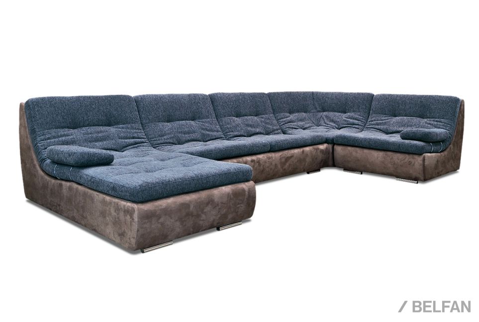 "Милфорд" диван угловой с оттоманкой 1