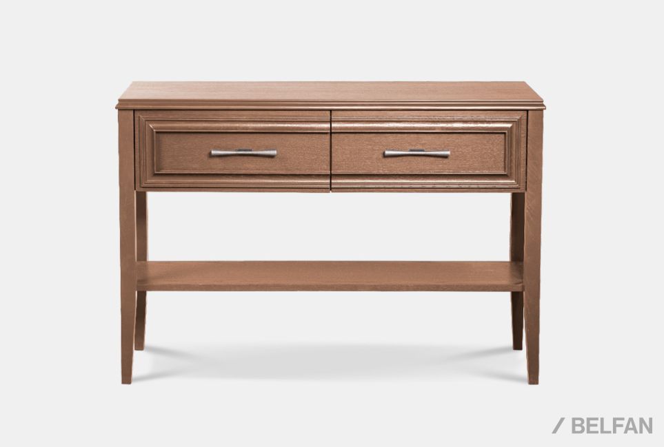 Стол-консоль "Сакраменто" массив и шпон дуба, МДФ 1