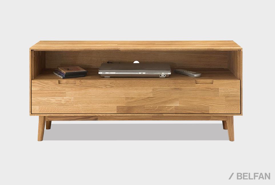 Тумба под ТВ "Ирвинг" 2 массив дуба 2