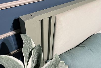 Кровать "Чикаго"; без основания, без матраса; *ВМФ-1763; (1600x2000); агат; Avelina 9534