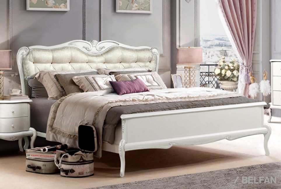 Кровать "Флерон" (низкое изножье) массив и шпон дуба 5