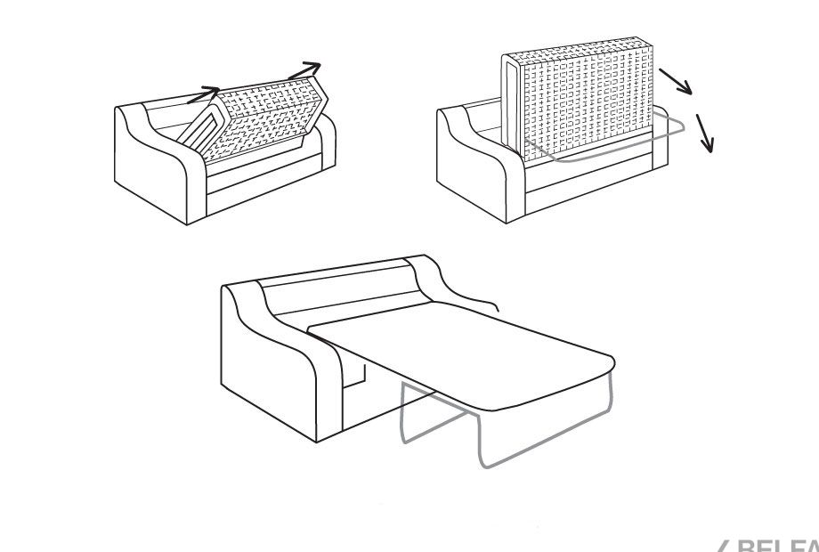 "Брайтон" диван 3-х местный 4