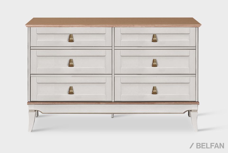 Комод "Стюарт" 6 массив и шпон дуба 1