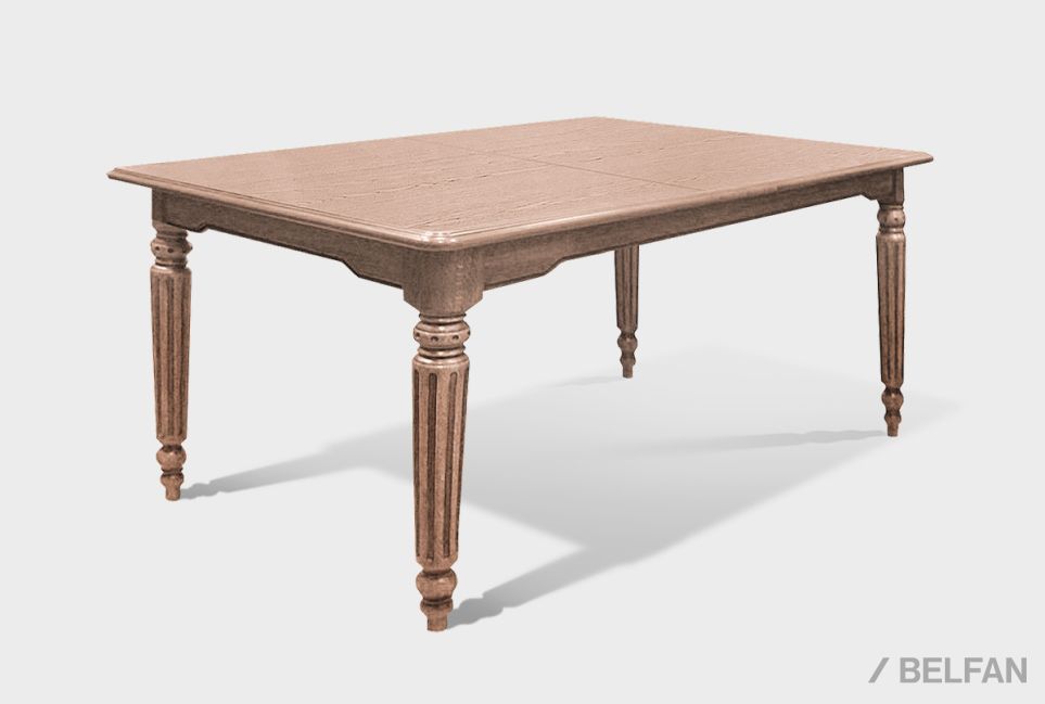 Стол обеденный "Давиль" массив и шпон дуба 1