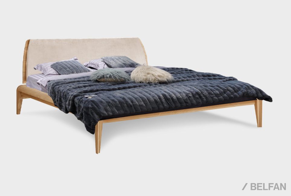 Кровать "Монблан" массив дуба 1