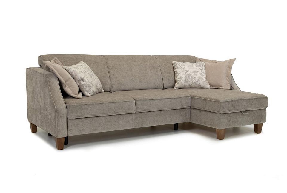 "Габриса" диван с оттоманкой; раскл.; 2MR.8ML; "Тик-так" (1450х2300); начальная группа ткани