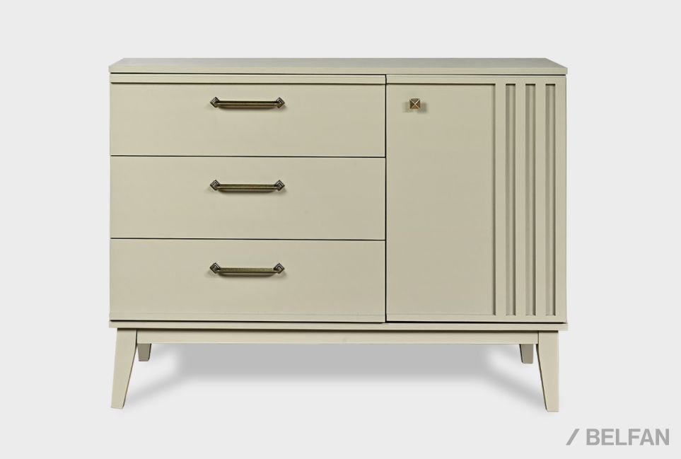 Комод "Чикаго" (3 ящика) массив и шпон дуба 1