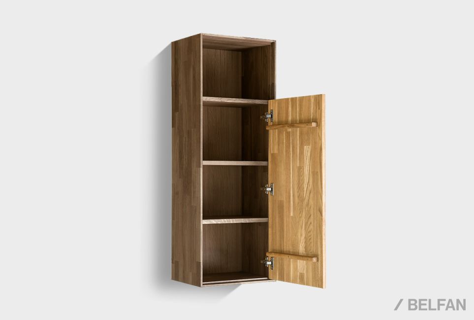 Шкаф навесной "Ирвинг Дизайн" 120 (правый) массив дуба 9