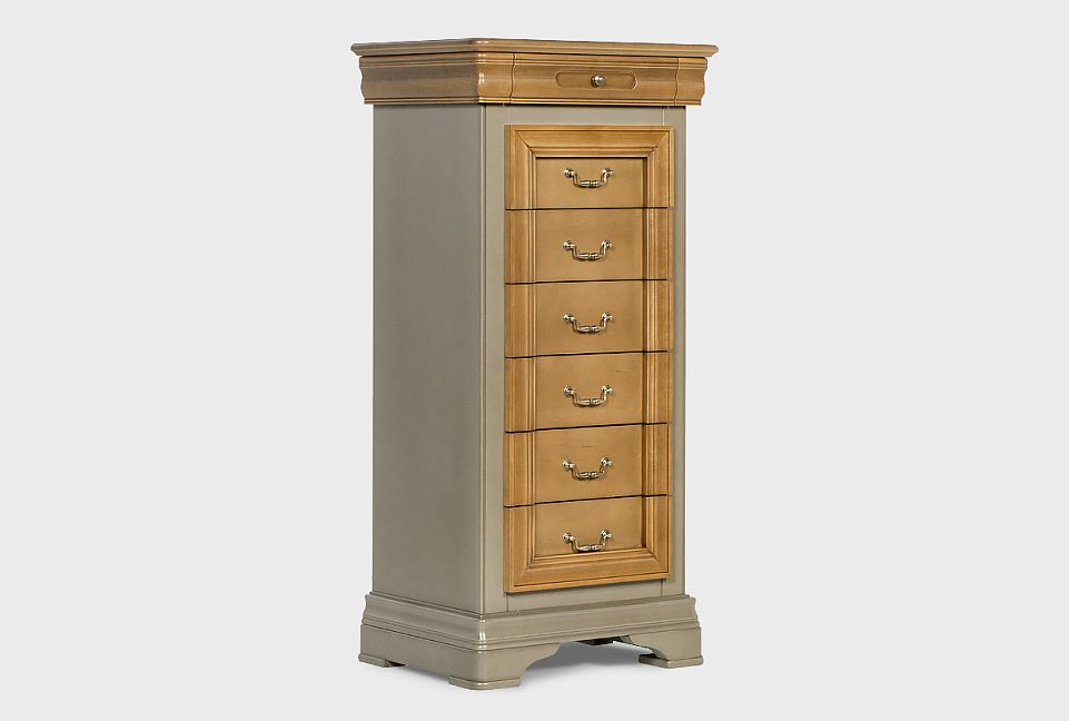 Комод "Оливия" высокий; олива