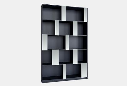 Стеллаж "Сакраменто" 150 (с зеркалами); *А-016.143; сумеречный