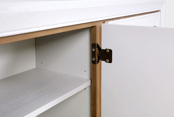 Шкаф навесной 4-х секционный "Армония" массив и шпон дуба 6