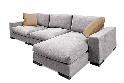 "Лофт-S" диван с оттоманкой