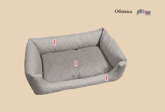 Лежанка для животных (прямоугольная)  4