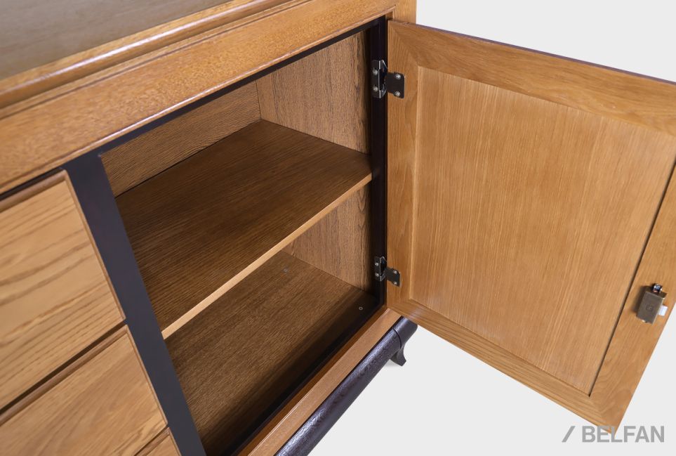 Тумба "Соната" 3 (с ящиками) массив и шпон дуба 6