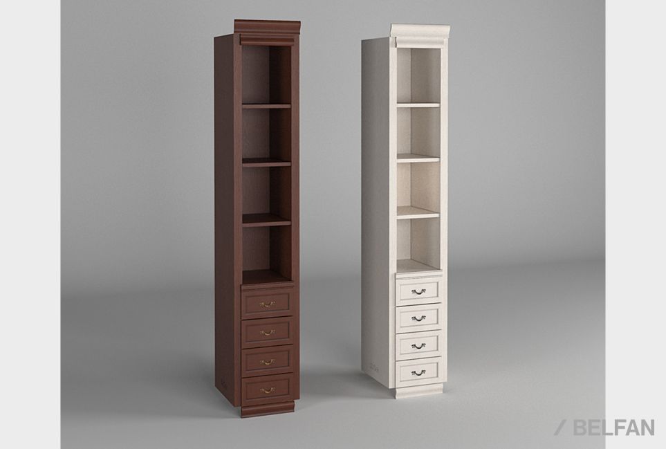 Стеллаж с ящиками "Тэфи" массив и шпон дуба 2