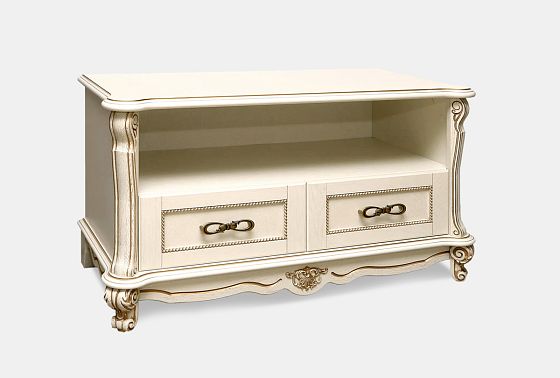 Тумба под ТВ "Алези 3" массив и шпон дуба 2