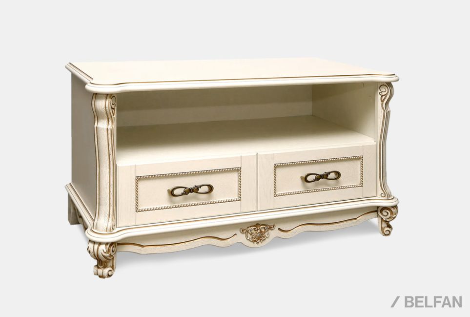 Тумба под ТВ "Алези 3" массив и шпон дуба 1