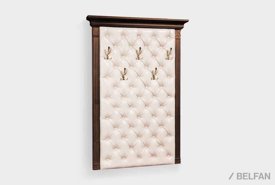 Вешалка "Престиж" массив и шпон берёзы 1