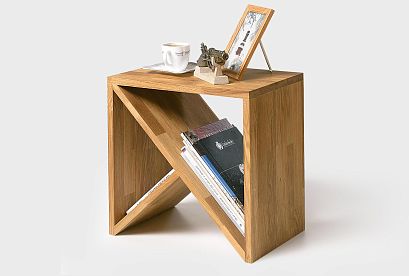 Стол прикроватный "Арт" Д; бейц-масло