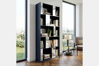 Стеллаж "Сакраменто" 100 (с зеркалами)