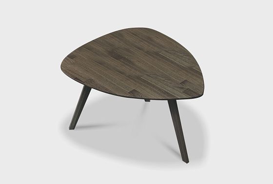 Стол журнальный "Арт" треугольный 265 массив дуба 6