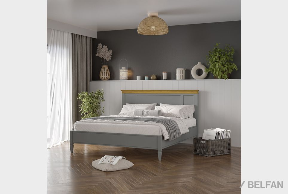 Кровать "Ольса-С" массив сосны 1