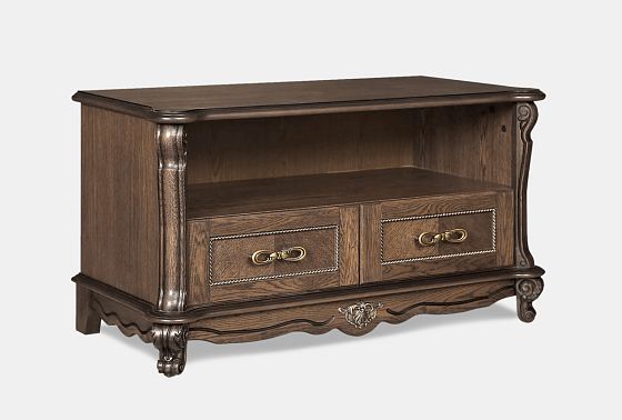 Тумба под ТВ "Алези 3" массив и шпон дуба 2