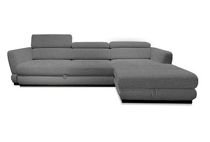 "Орландо" диван с оттоманкой ; раскл.; ММ-399-07; "Впередвыкатной" (1580х1920); правый; венге; Zevs 04 (гр. 3/Турция)