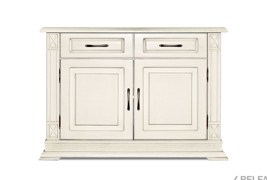 Тумба 2-х дверная "Верди Люкс 2" массив и шпон дуба 2