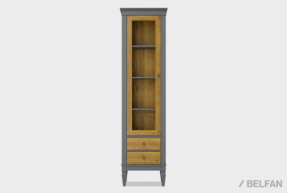 Витрина "Ольса-С" 102 (левый) массив сосны 2