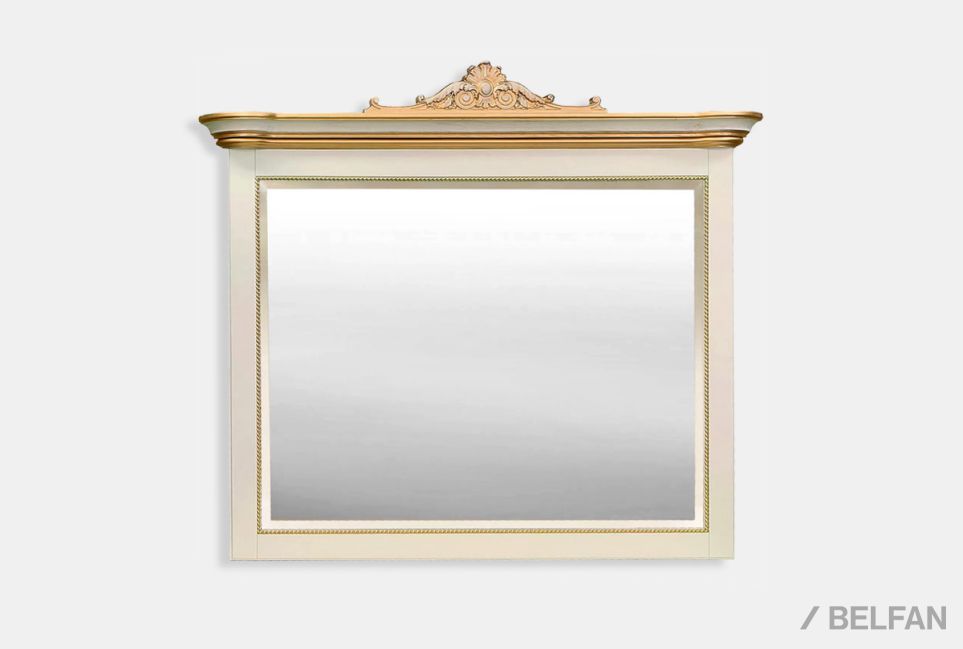 Зеркало "Алези Люкс" массив и шпон дуба 1