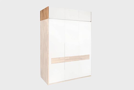 Дополнительная секция для шкафа 3-х дв. "Уоллстрит" массив дуба, МДФ 3