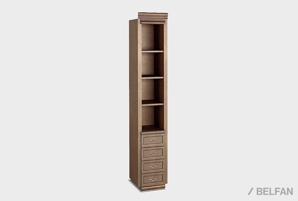 Стеллаж с ящиками "Тэфи" массив и шпон дуба 1