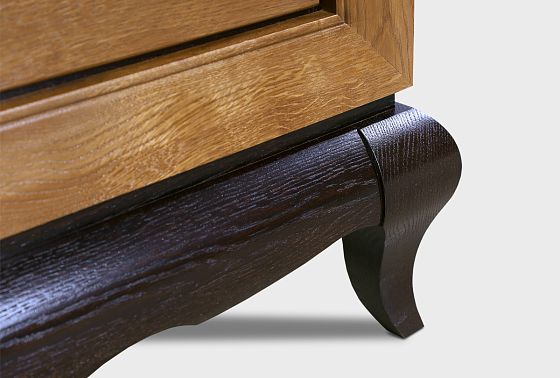 Тумба прикроватная "Соната" массив и шпон дуба 5