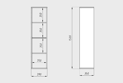 Стеллаж "Арт" 4