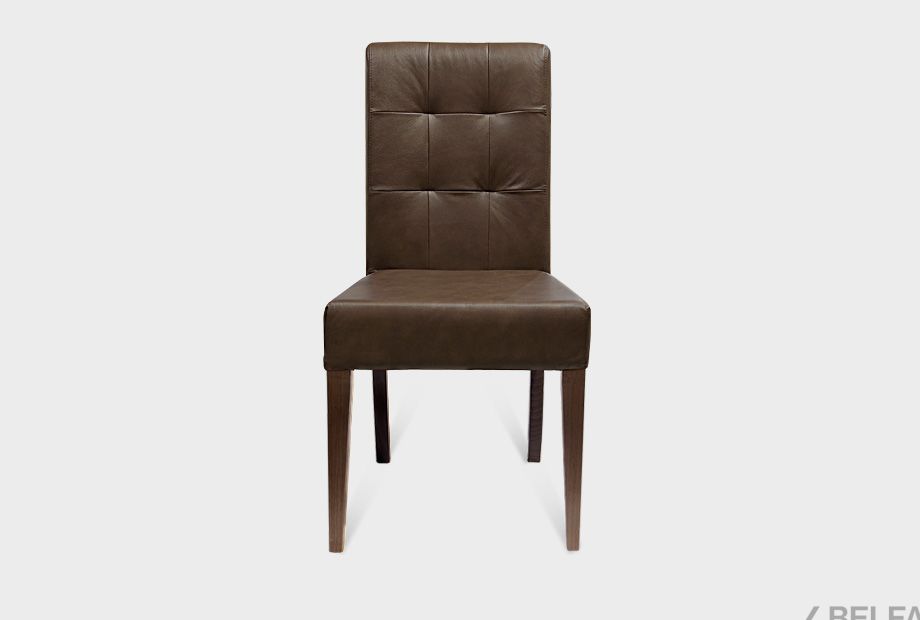 Стул "Берген" (кожа) массив дуба 2