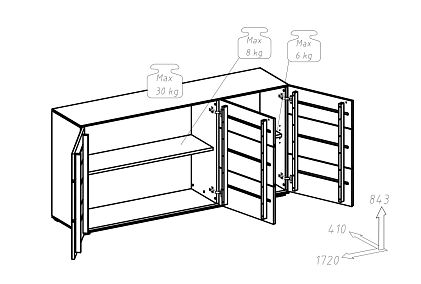 Тумба "Гринвуд" 3