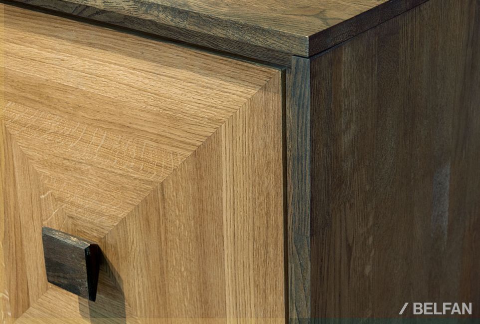 Модуль настенный "Cube Design" 1 массив и шпон дуба 3