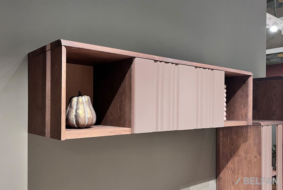 Тумба настенная "Меридиан" массив дуба, МДФ 2