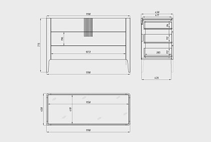 Комод "Бергамо" 3