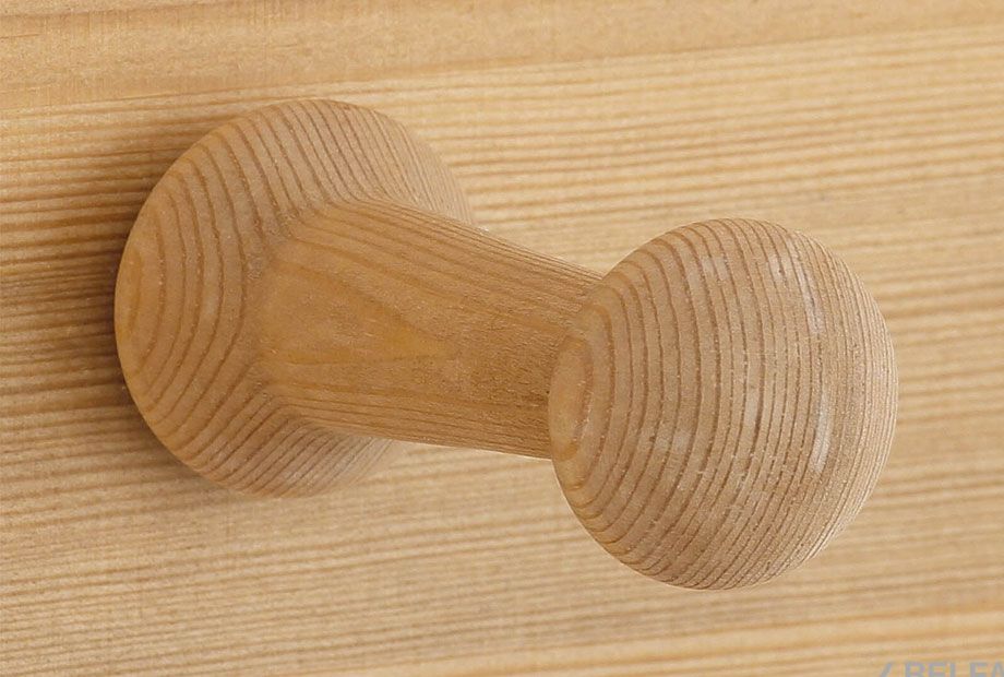 Вешалка настенная "Рауна" 200 массив сосны 2