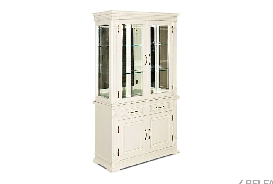 Шкаф комбинированный "Верди Люкс 2з" массив и шпон дуба 2